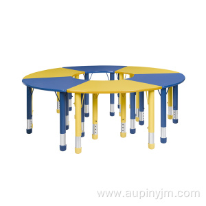 Colorful Plastic Kindergarten Table